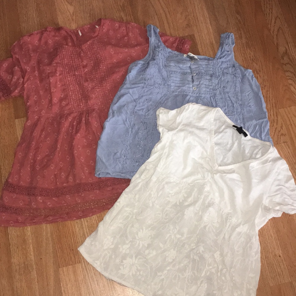 Early months spring colors maternity shirts bundle